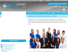 Tablet Screenshot of marinlaser.com
